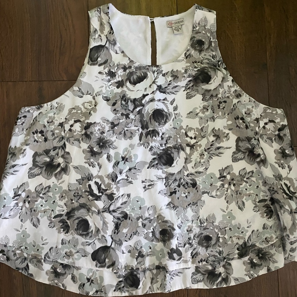 Guess flowery blouse